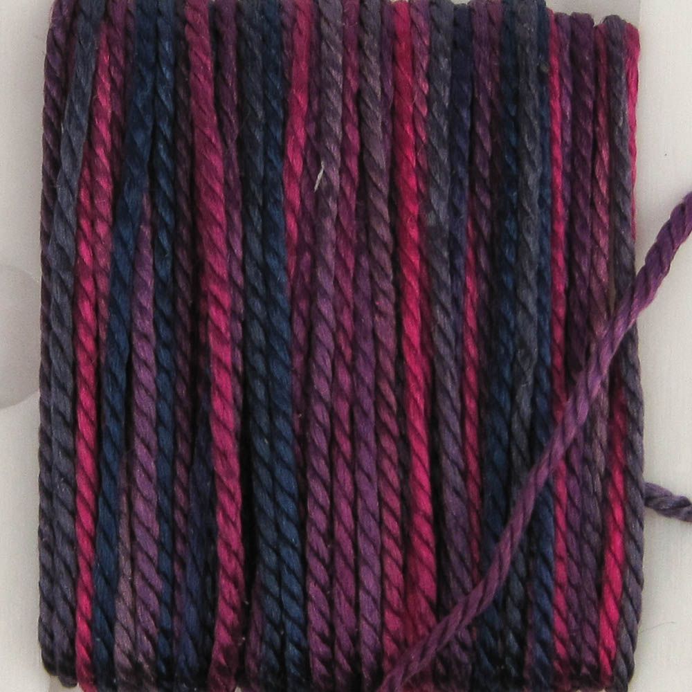 Hand Dyed Shiny Silk Yarn - 6 Yard Bobbin