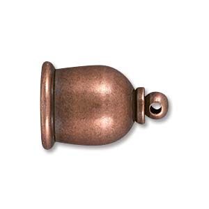 Cord End Ant Copper - pair