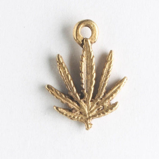 Charm - Marijuana Leaf