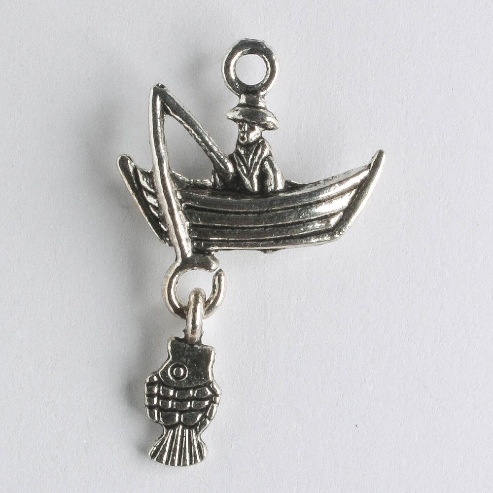 Charm - Fisherman & Boat