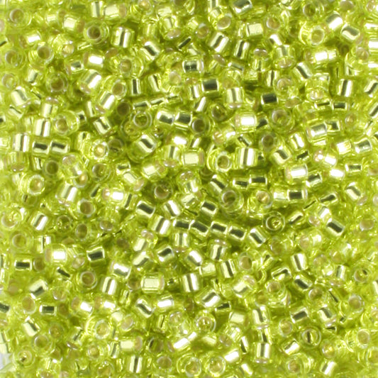 DB0147 Silver Lined Lime Yellow - 5 grams