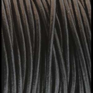 1mm Leather Metallic Gunmetal - foot